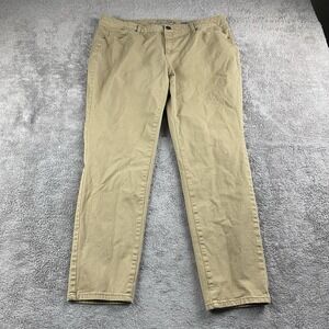 Faded Glory Womens Size‎ 18A Jeans Tan Ultimate Straight Pants
